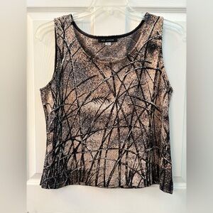 St. John Sleeveless Wool Blend Women’s Top Size Large NWOT